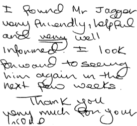 Customer review