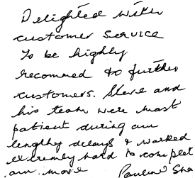 Customer review