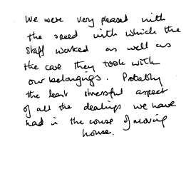 Customer review