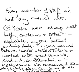 Customer review