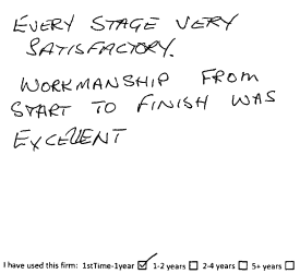 Customer review
