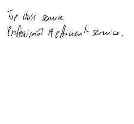 Customer review
