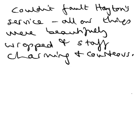 Customer review