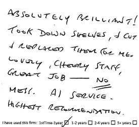 Customer review