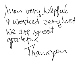 Customer review