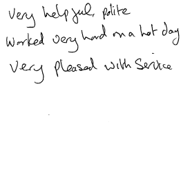 Customer review