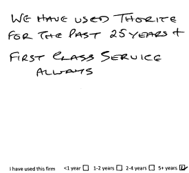 Customer review