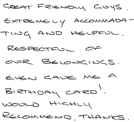 Customer review