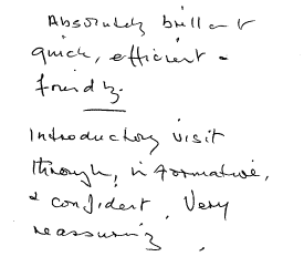 Customer review