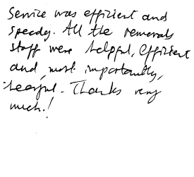 Customer review