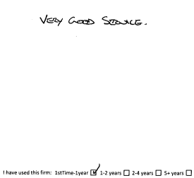 Customer review