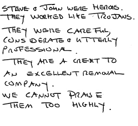 Customer review