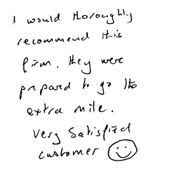 Customer review