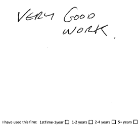 Customer review