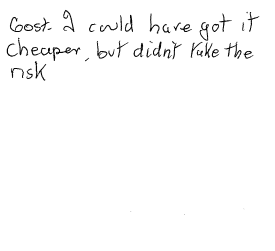 Customer review