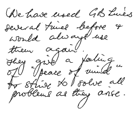 Customer review