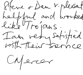 Customer review