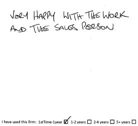 Customer review