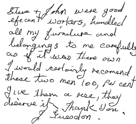 Customer review