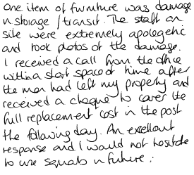 Customer review