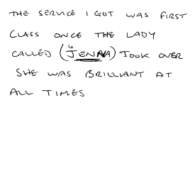 Customer review
