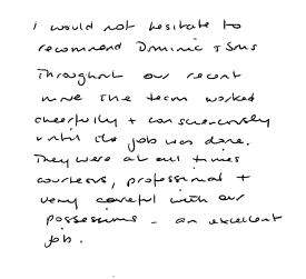 Customer review