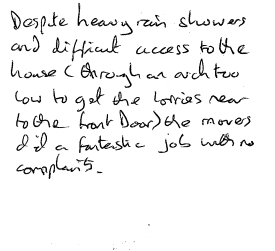 Customer review