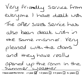 Customer review