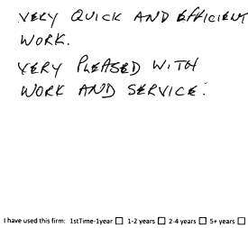 Customer review