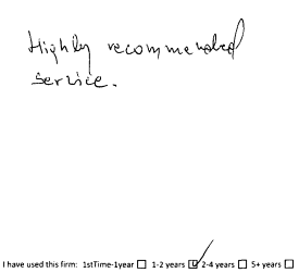 Customer review