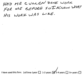 Customer review