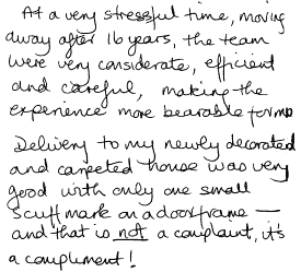 Customer review