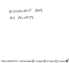 Customer review