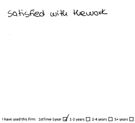 Customer review