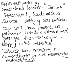 Customer review