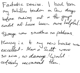 Customer review