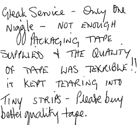 Customer review