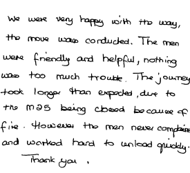 Customer review