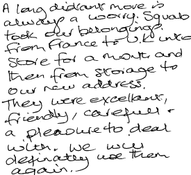 Customer review