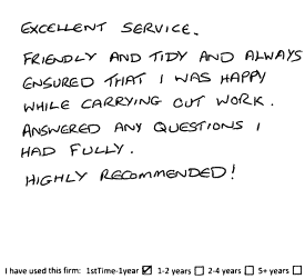 Customer review