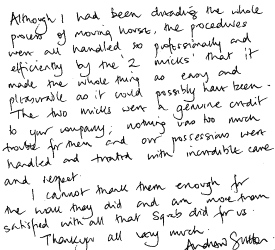 Customer review