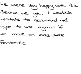Customer review