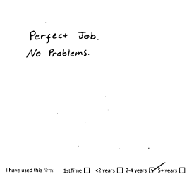 Customer review