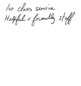 Customer review