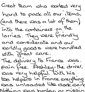 Customer review