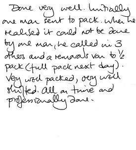 Customer review