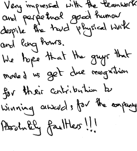 Customer review