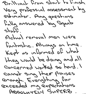 Customer review