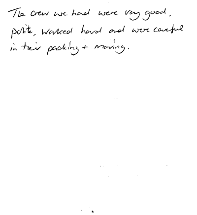 Customer review