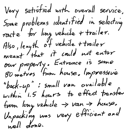 Customer review